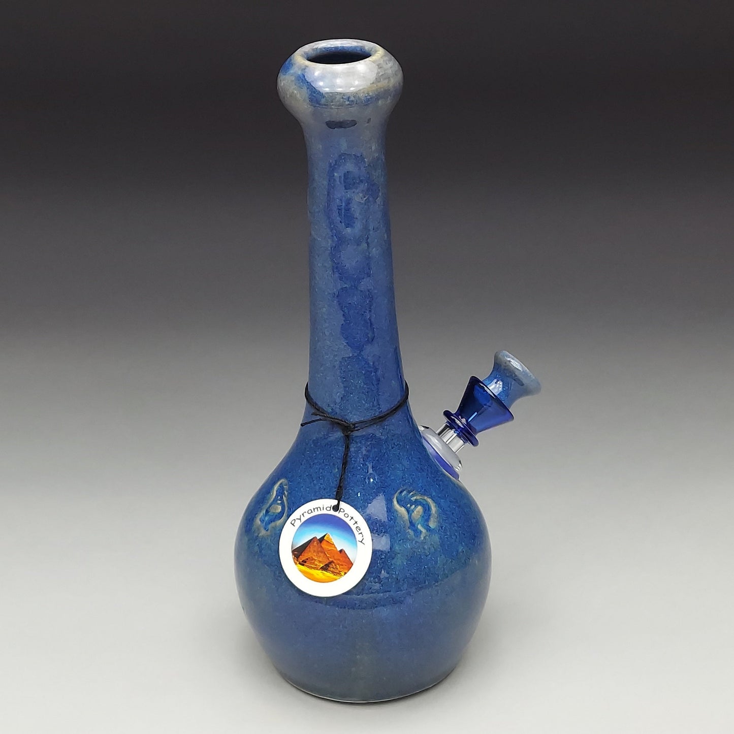 Blue Ceramic Bottle #2004