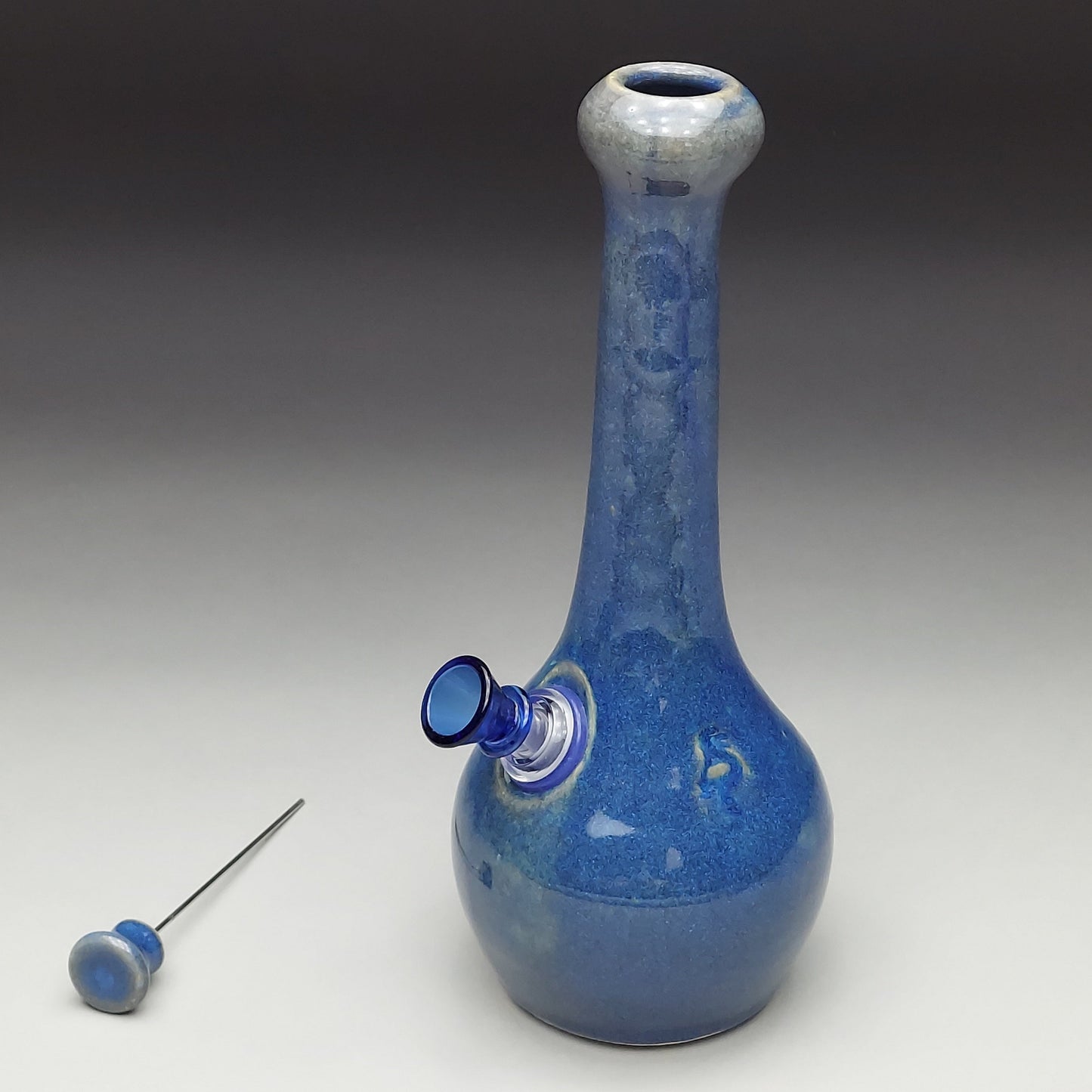 Blue Ceramic Bottle #2004