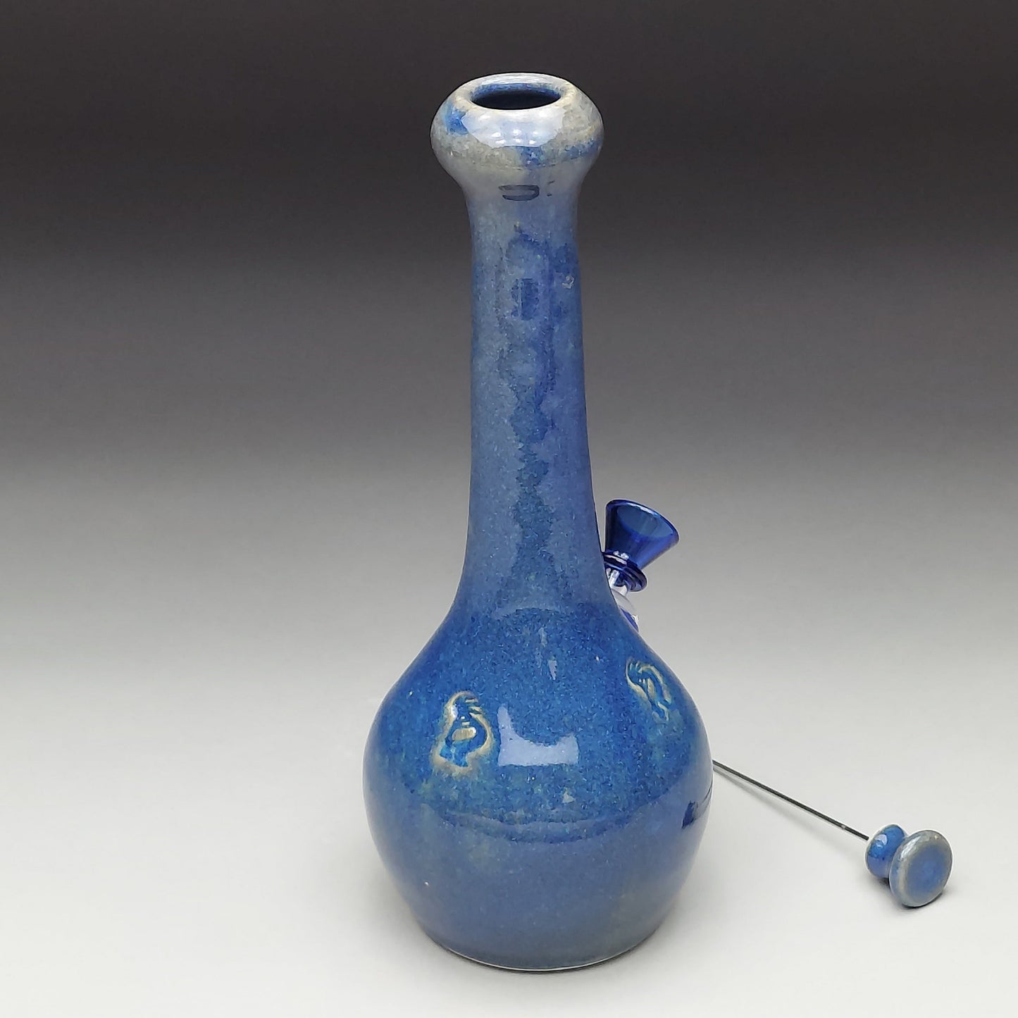 Blue Ceramic Bottle #2004