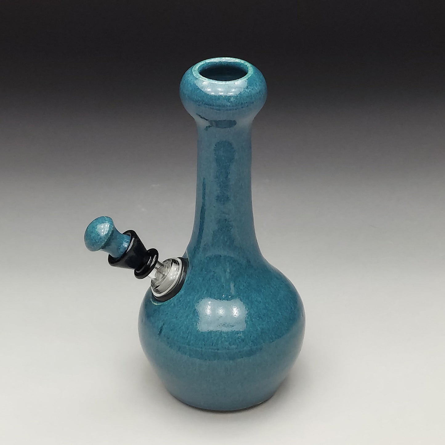 Teal Ceramic Bottle #2009