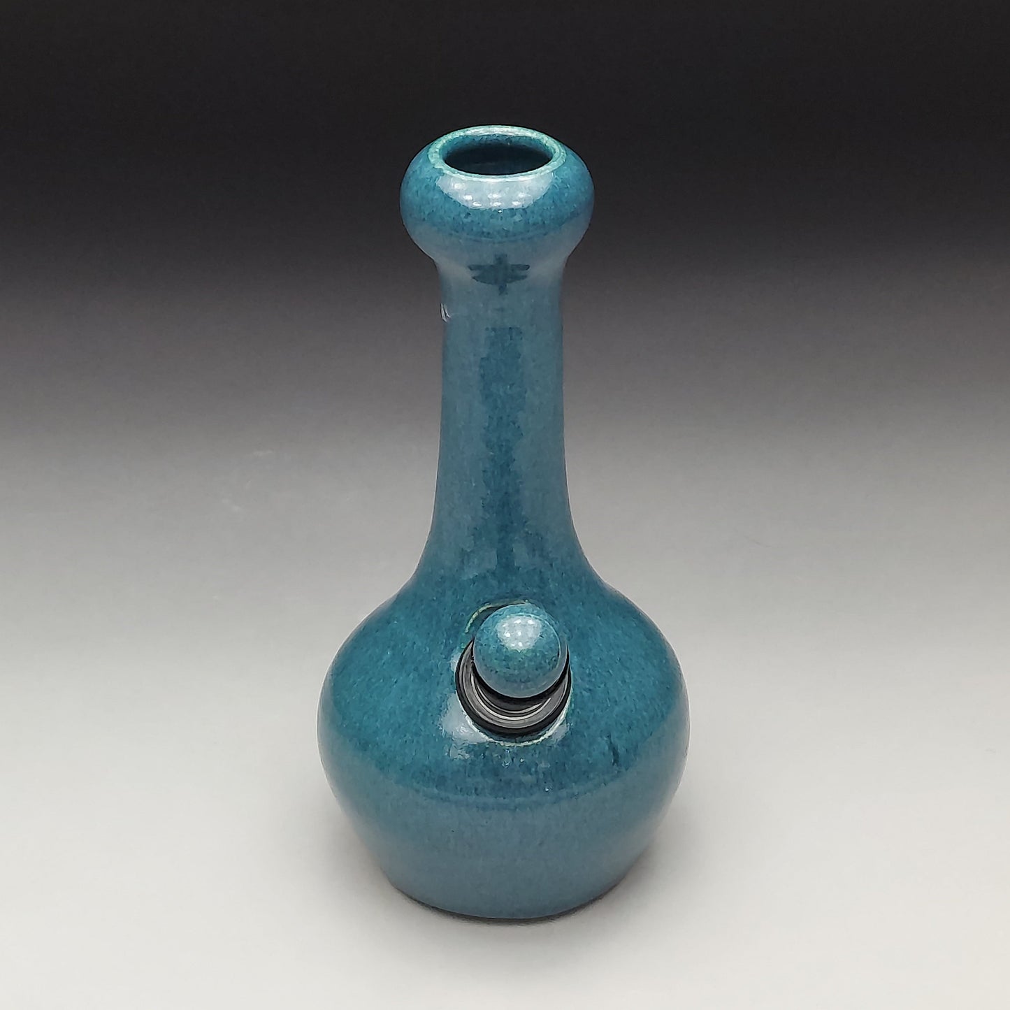 Teal Ceramic Bottle #2009