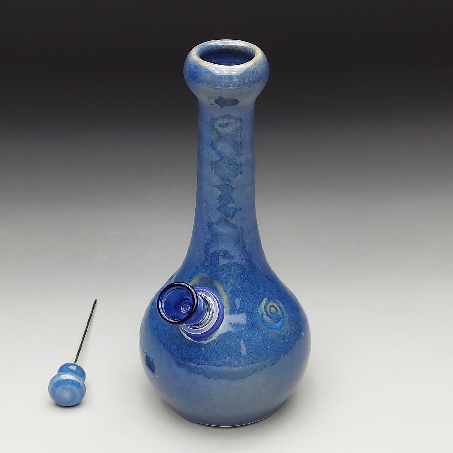 Blue Ceramic Bottle #2013