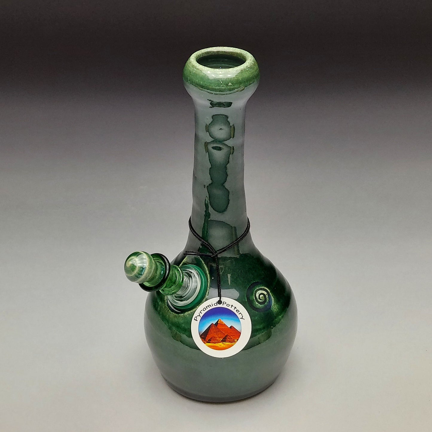 Green Ceramic Bottle #2016