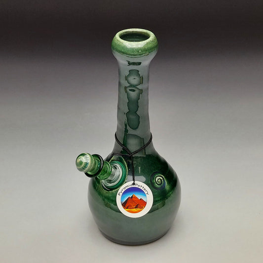 Green Ceramic Bottle #2016