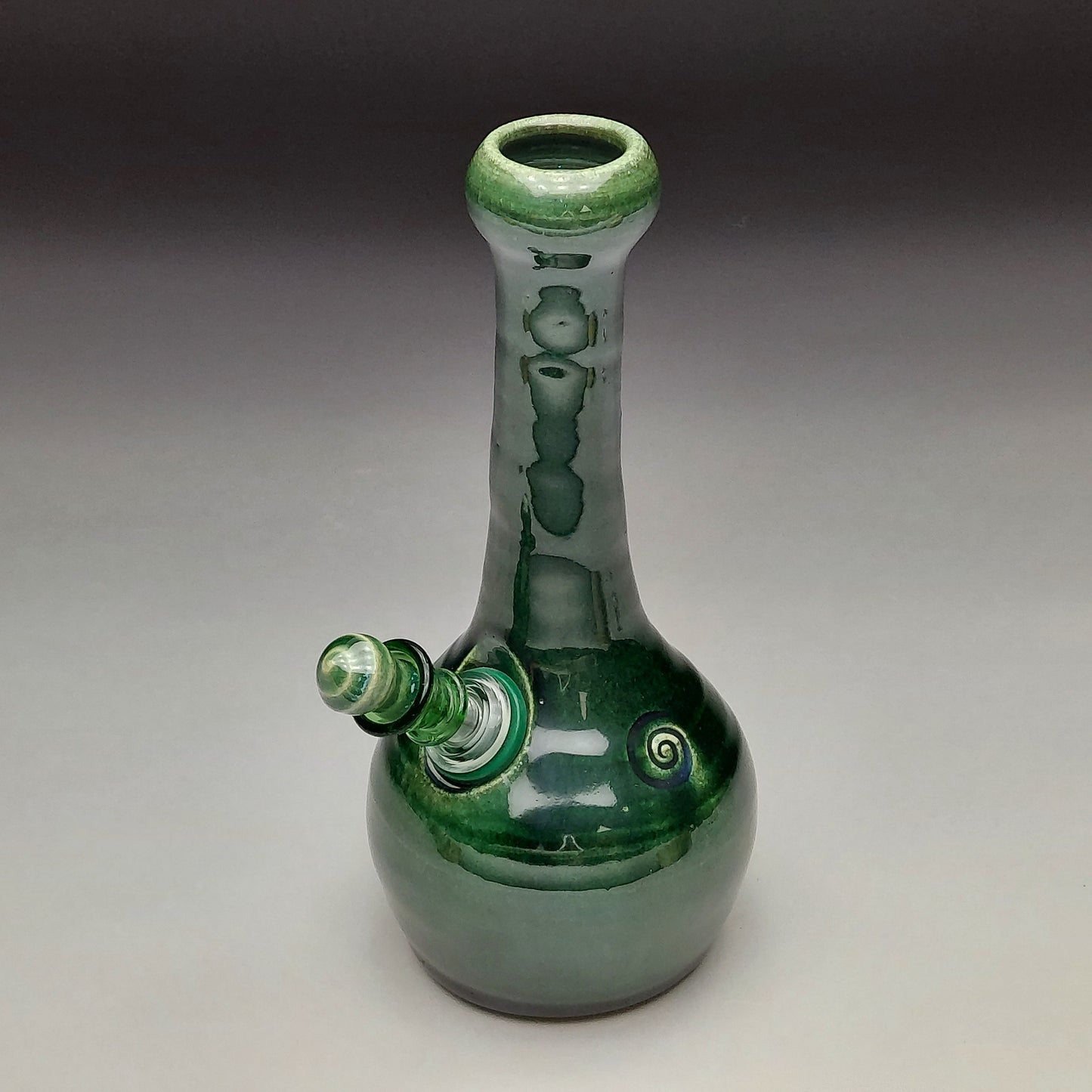 Green Ceramic Bottle #2016