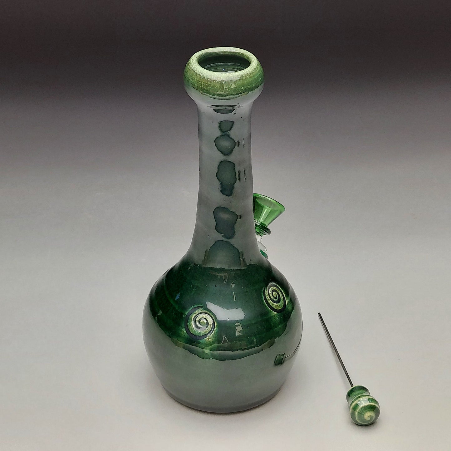 Green Ceramic Bottle #2016