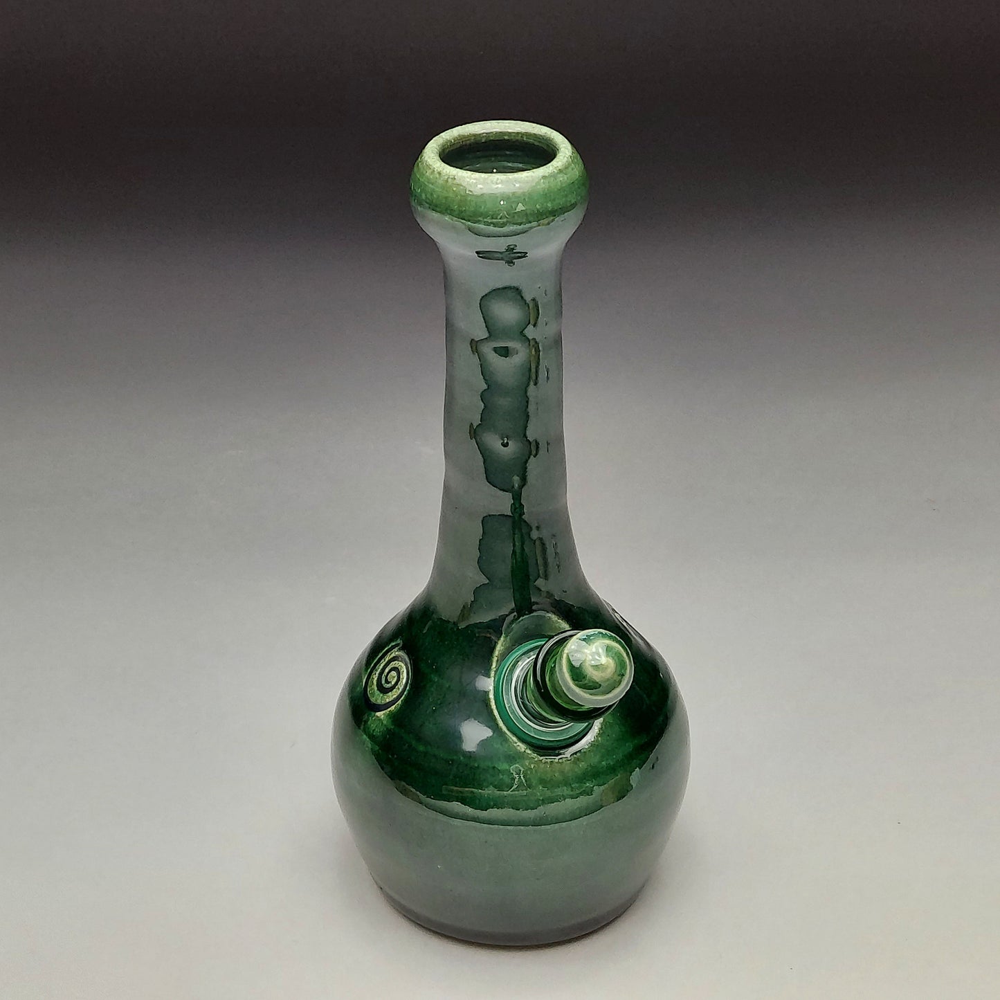 Green Ceramic Bottle #2016