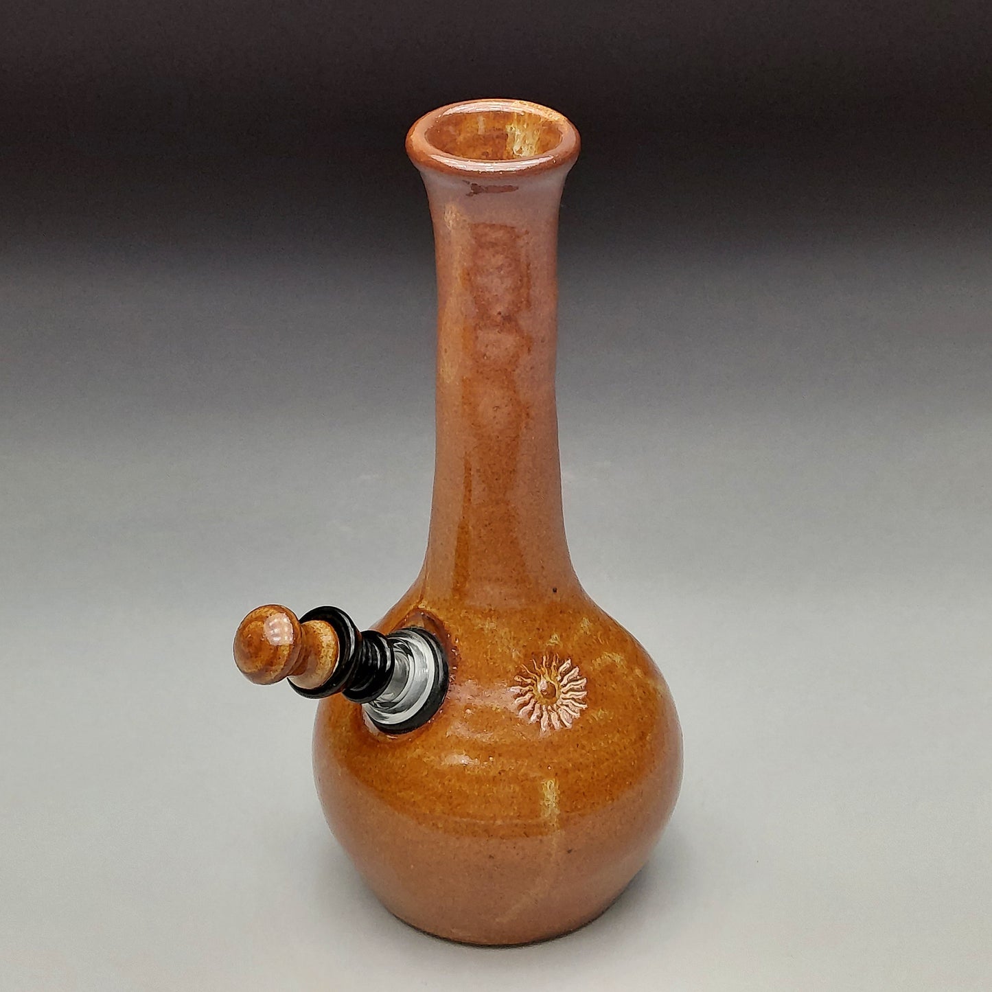 Honey Brown Ceramic Bottle #2017