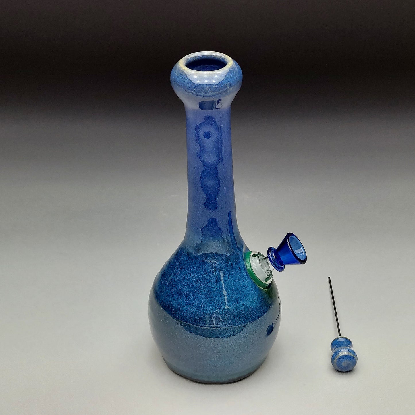 Blue Ceramic Bottle #2019