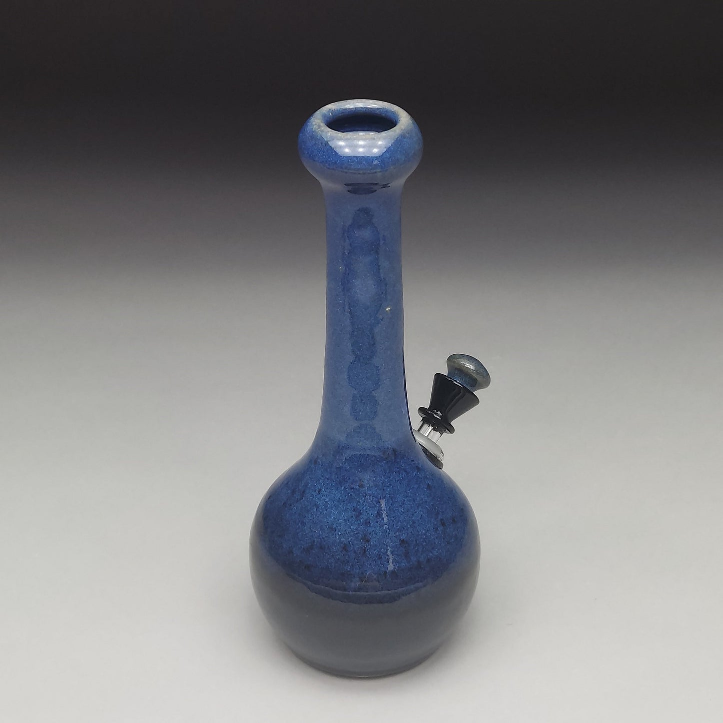 Blue & Black Ceramic Bottle #2022