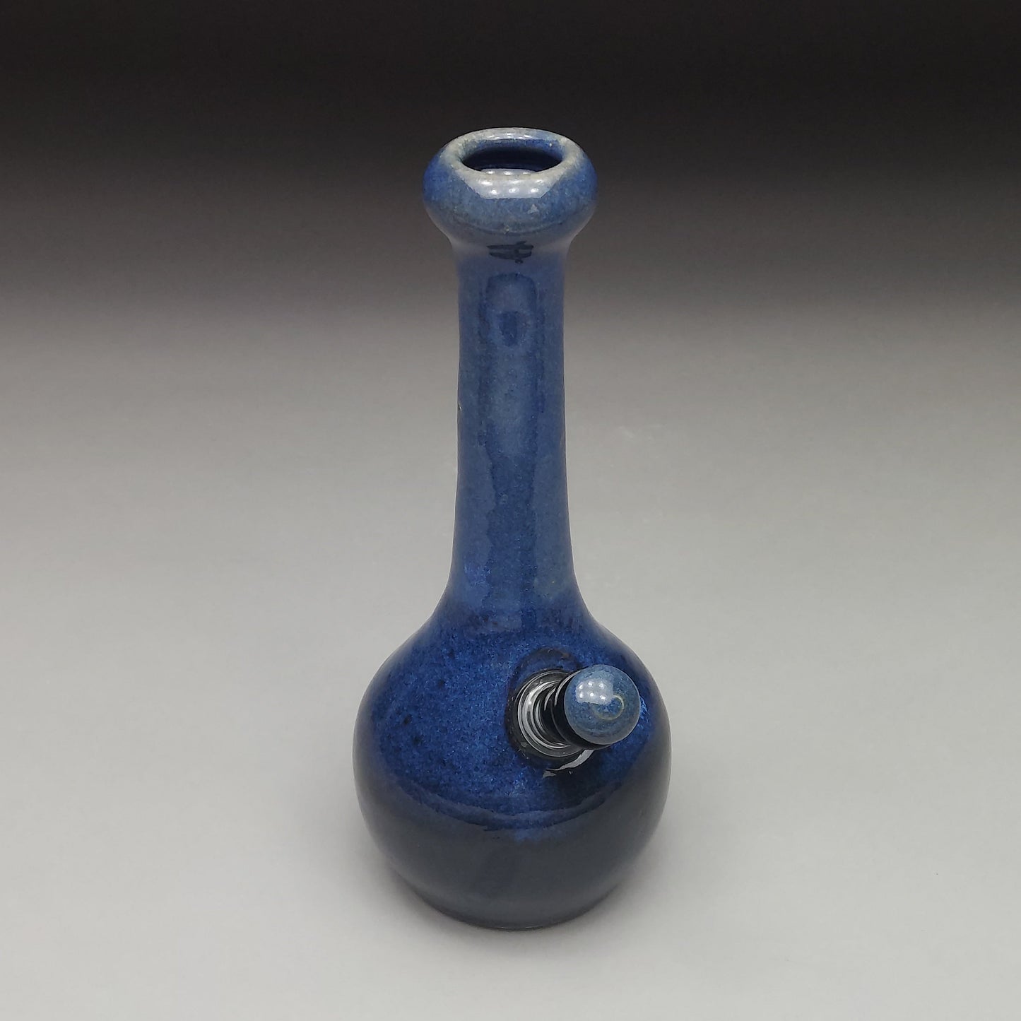 Blue & Black Ceramic Bottle #2022