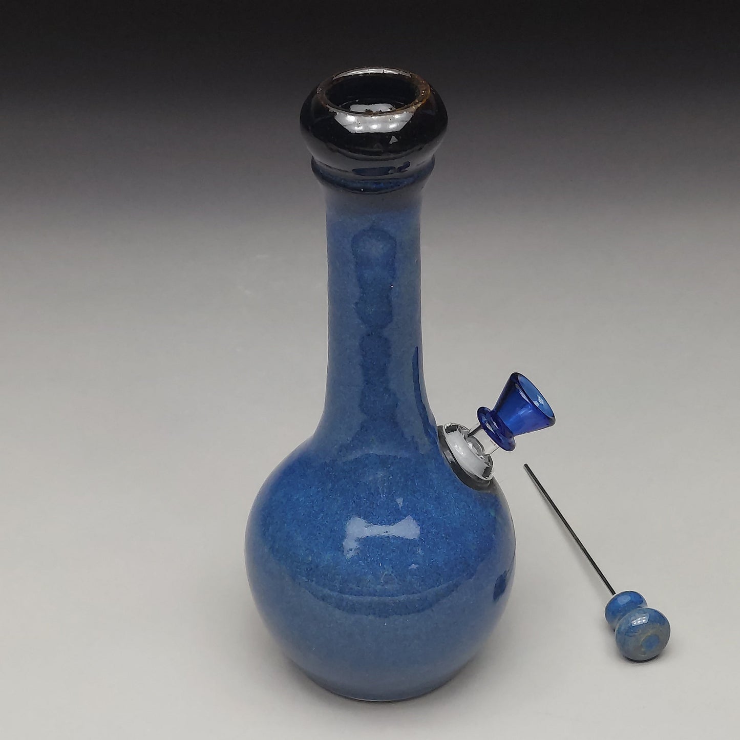 Blue Ceramic Bottle #2024