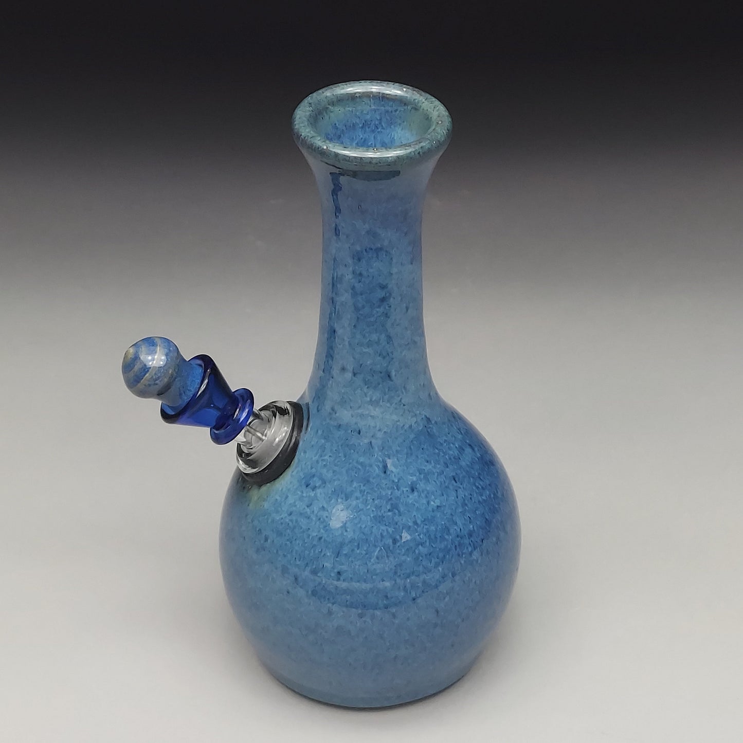 Milky Blue Ceramic Bottle #2025