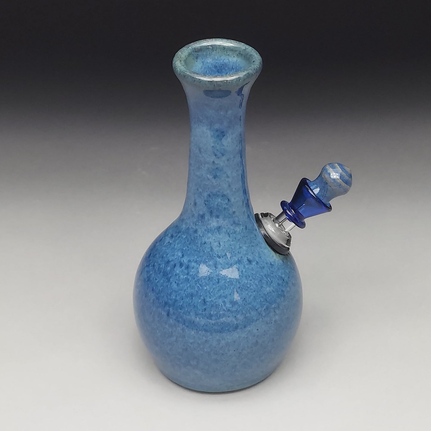Milky Blue Ceramic Bottle #2025
