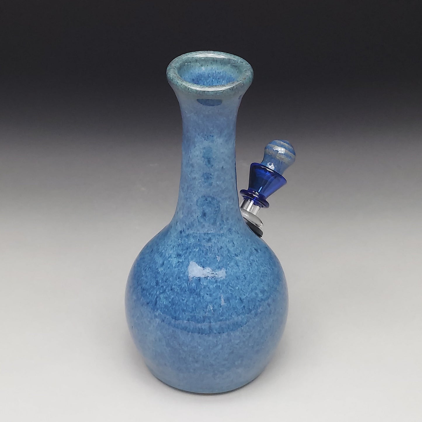 Milky Blue Ceramic Bottle #2025