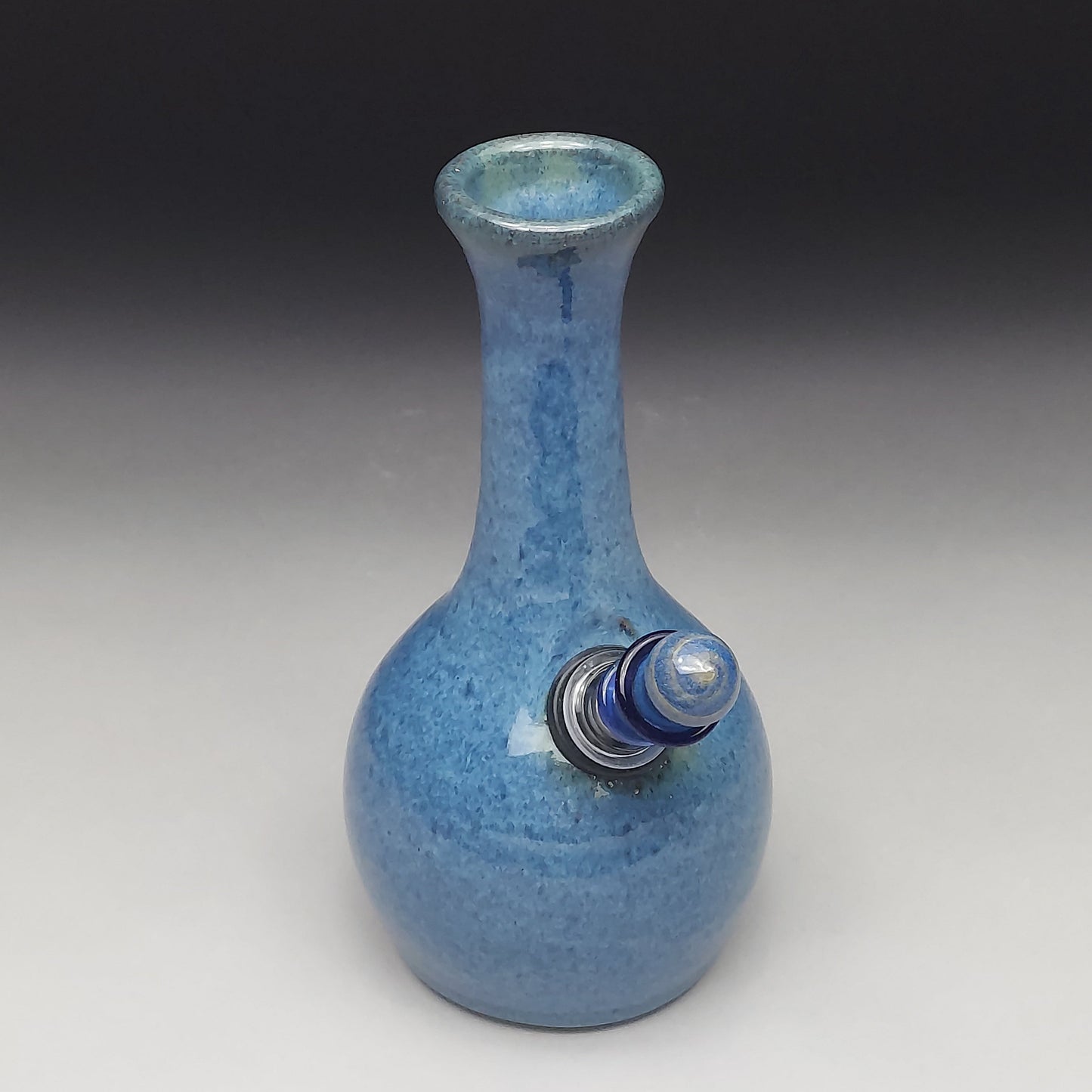 Milky Blue Ceramic Bottle #2025
