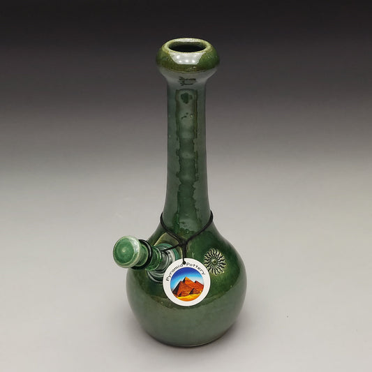 Green Ceramic Bottle #2030