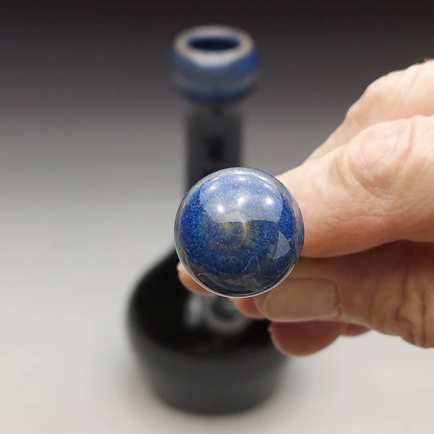 Black Ceramic Bottle #2010