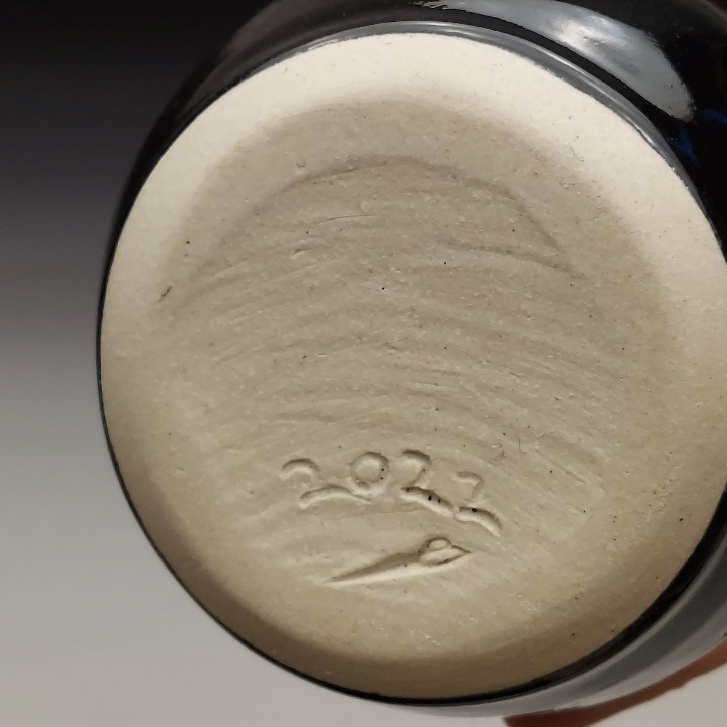 Black Ceramic Bottle #2010