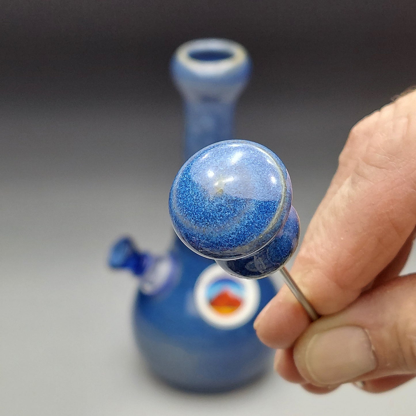 Blue Ceramic Bottle #2013