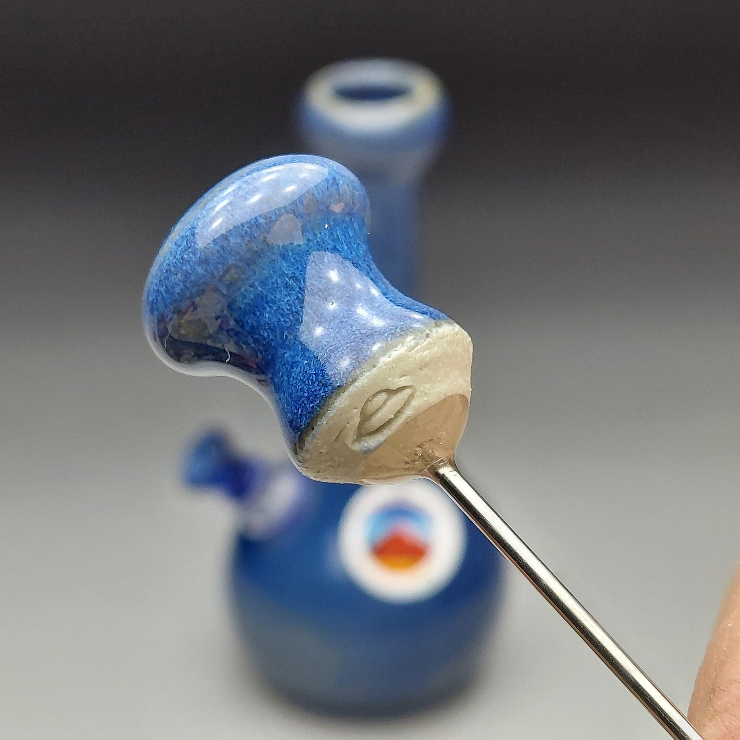 Blue Ceramic Bottle #2013
