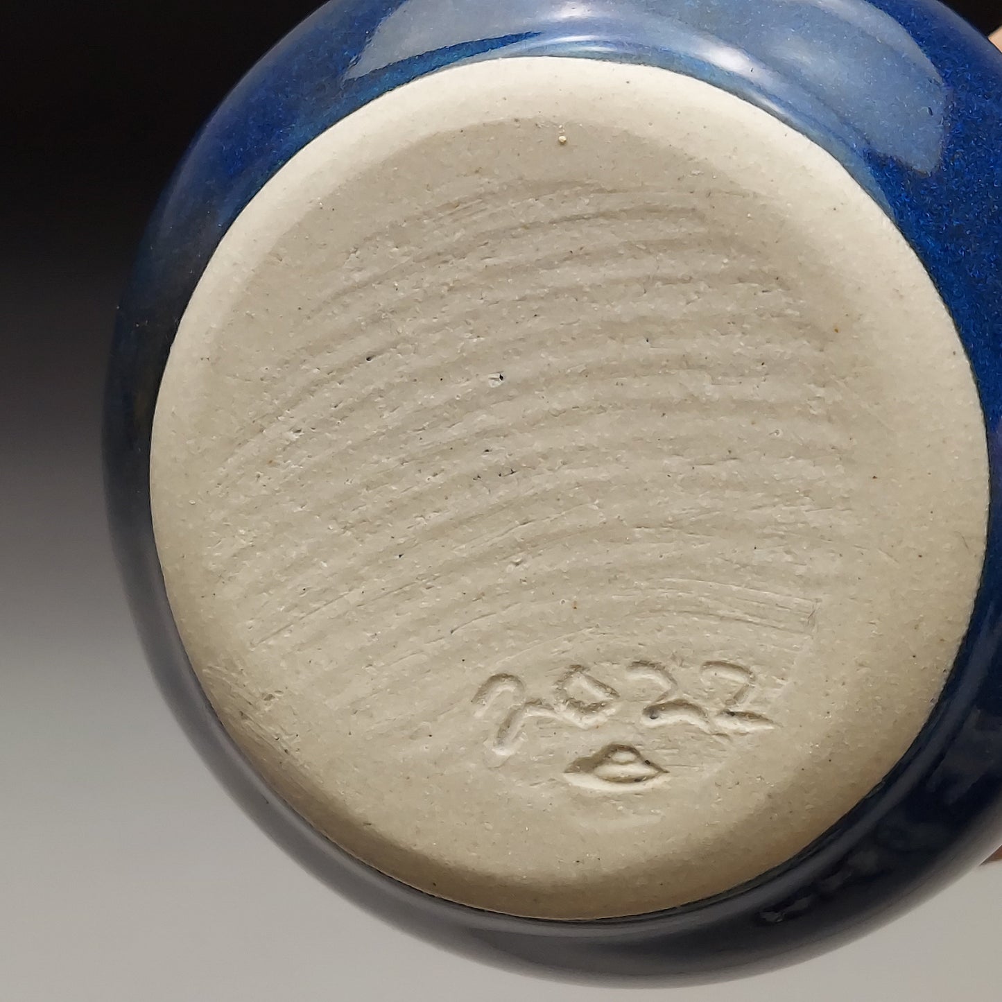 Blue Ceramic Bottle #2013