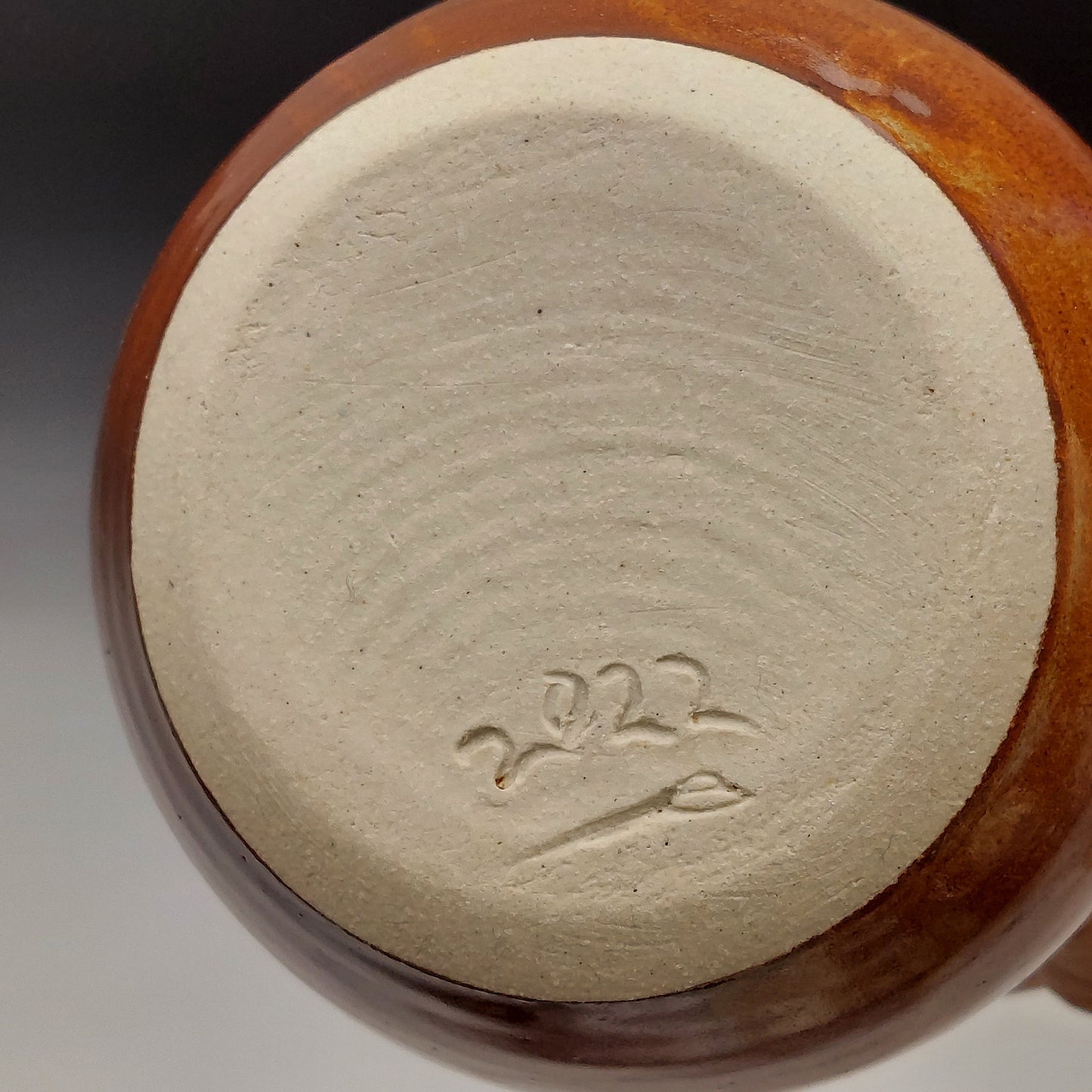 Honey Brown Ceramic Bottle #2017