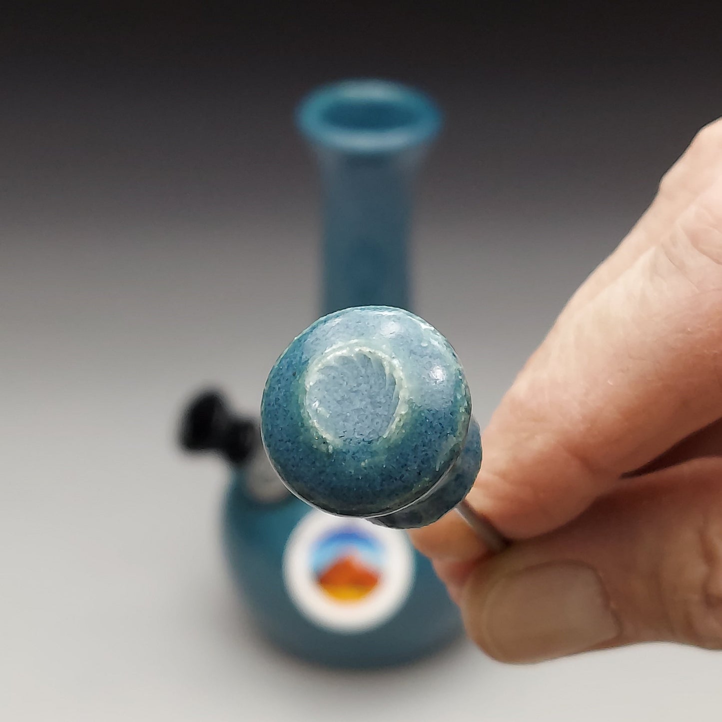 Teal Ceramic Bottle #2020