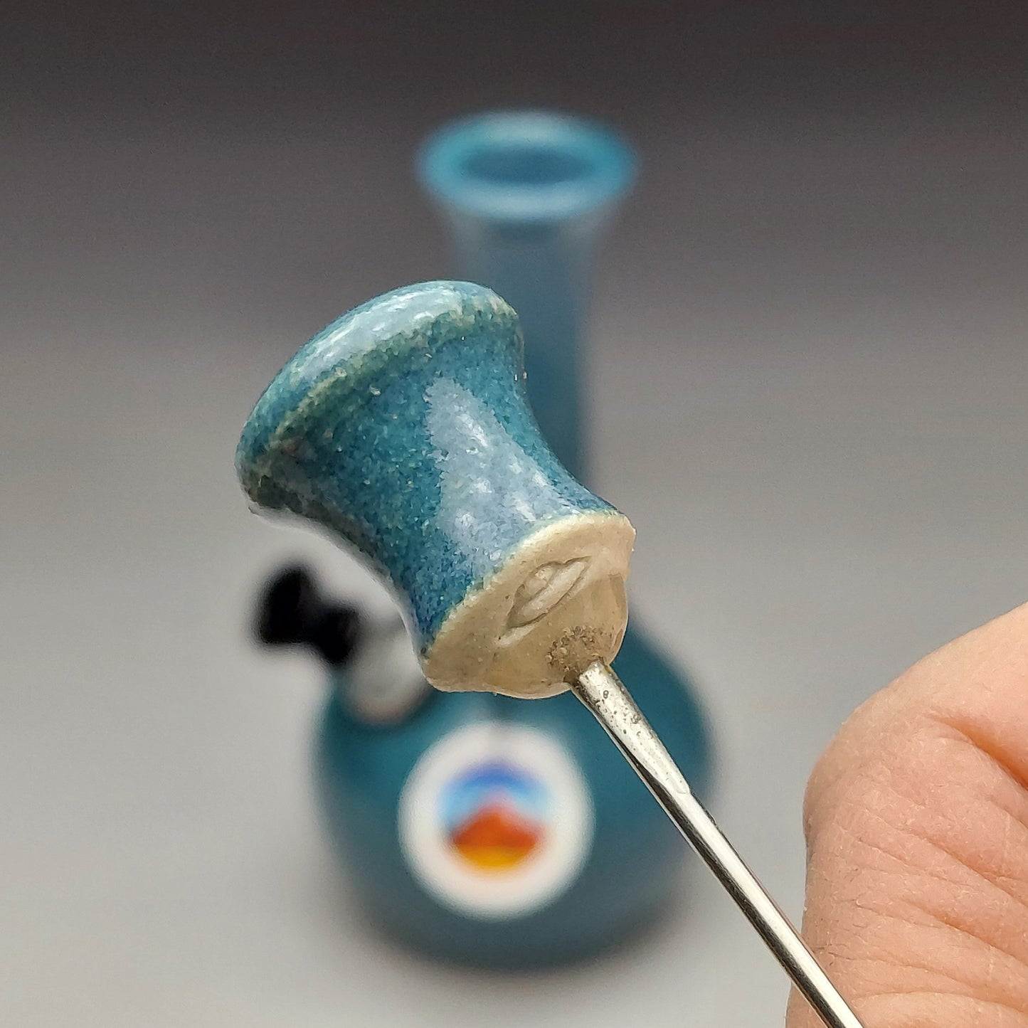 Teal Ceramic Bottle #2020