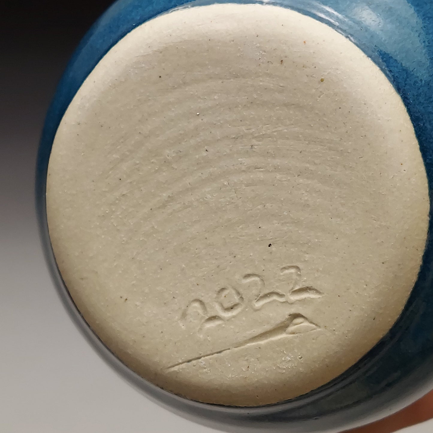 Teal Ceramic Bottle #2020