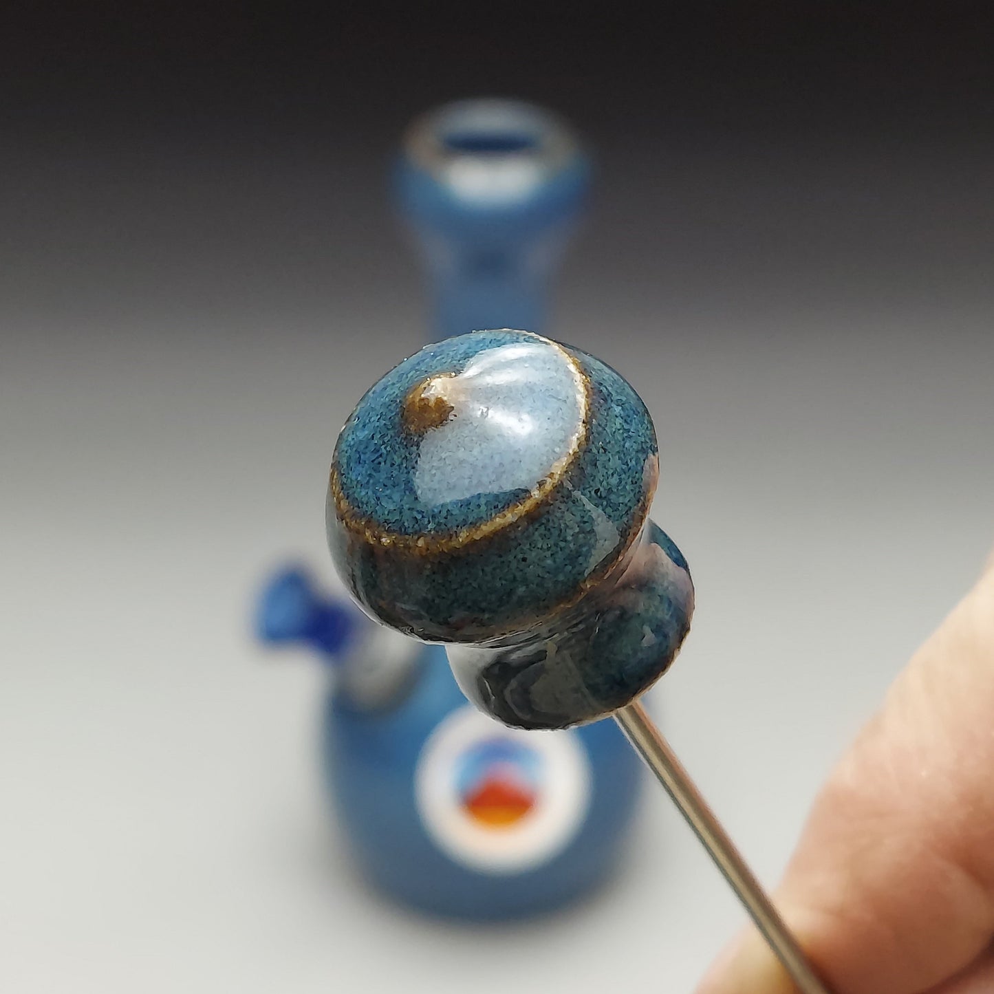Blue Ceramic Bottle #2021