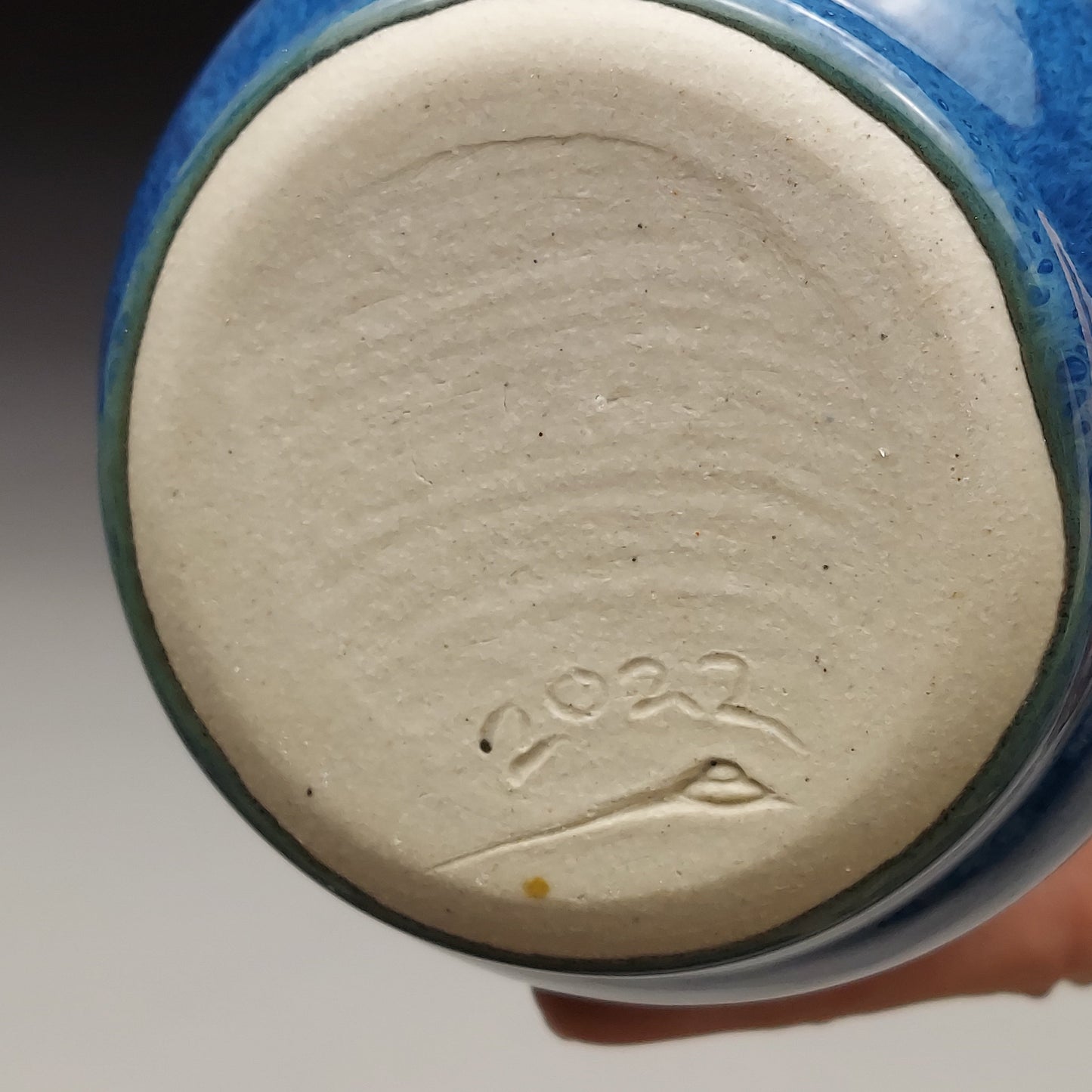 Blue Ceramic Bottle #2021