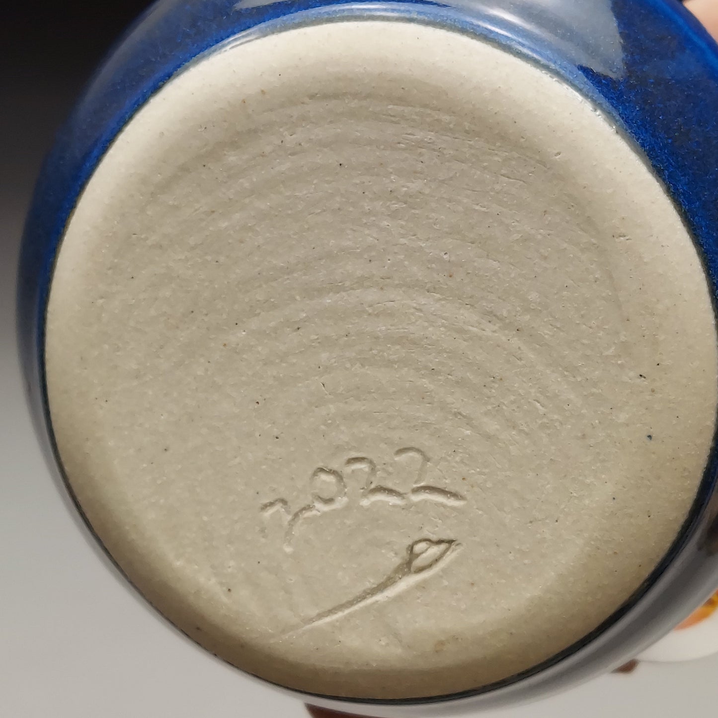 Milky Blue Ceramic Bottle #2025