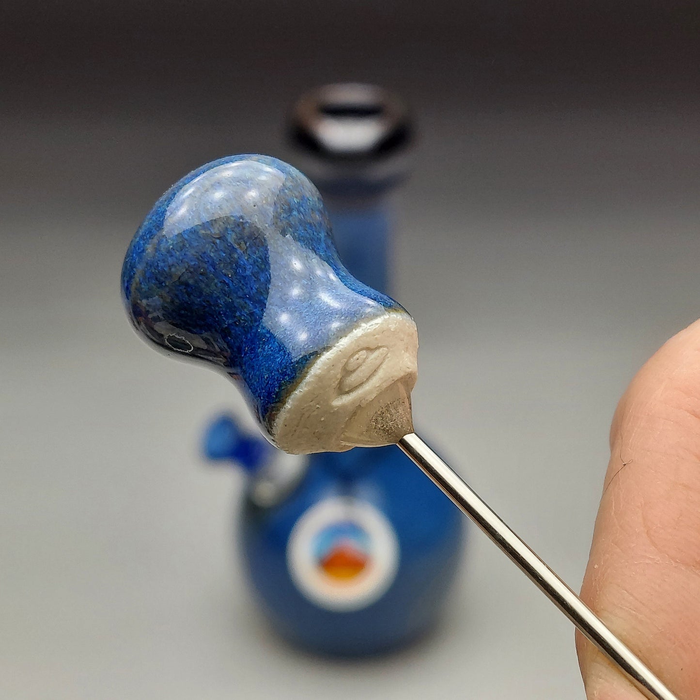 Blue Ceramic Bottle #2024