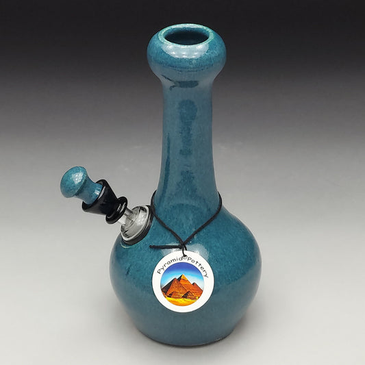 Teal Ceramic Bottle #2009