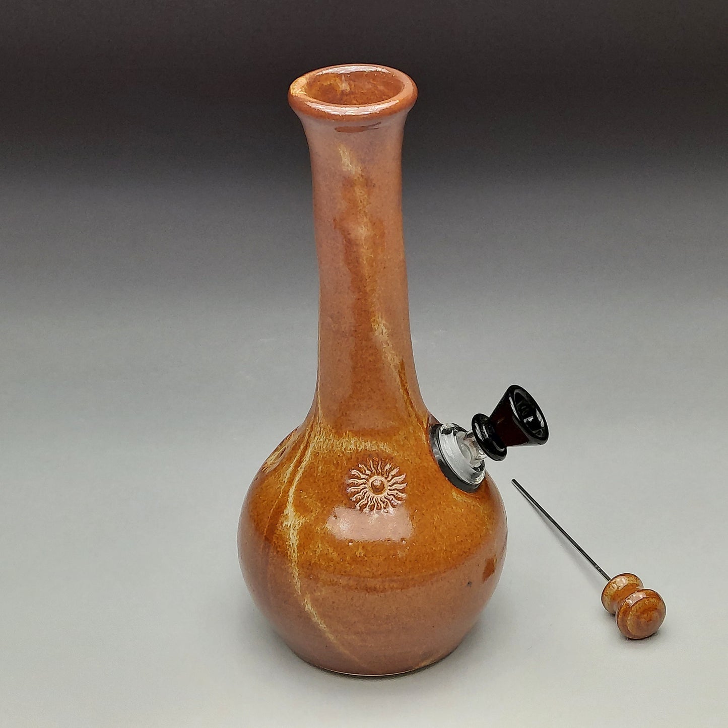 Honey Brown Ceramic Bottle #2017