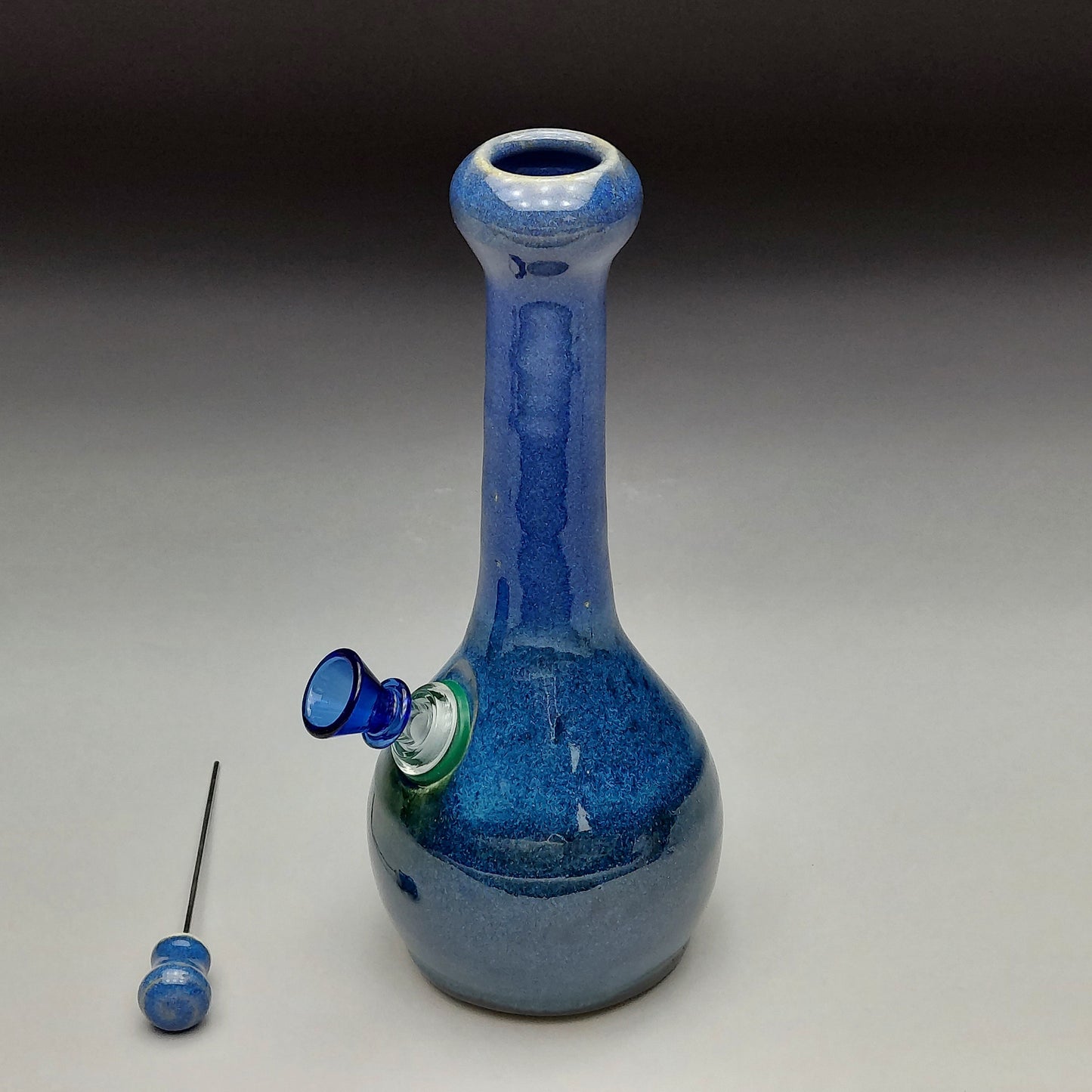 Blue Ceramic Bottle #2019