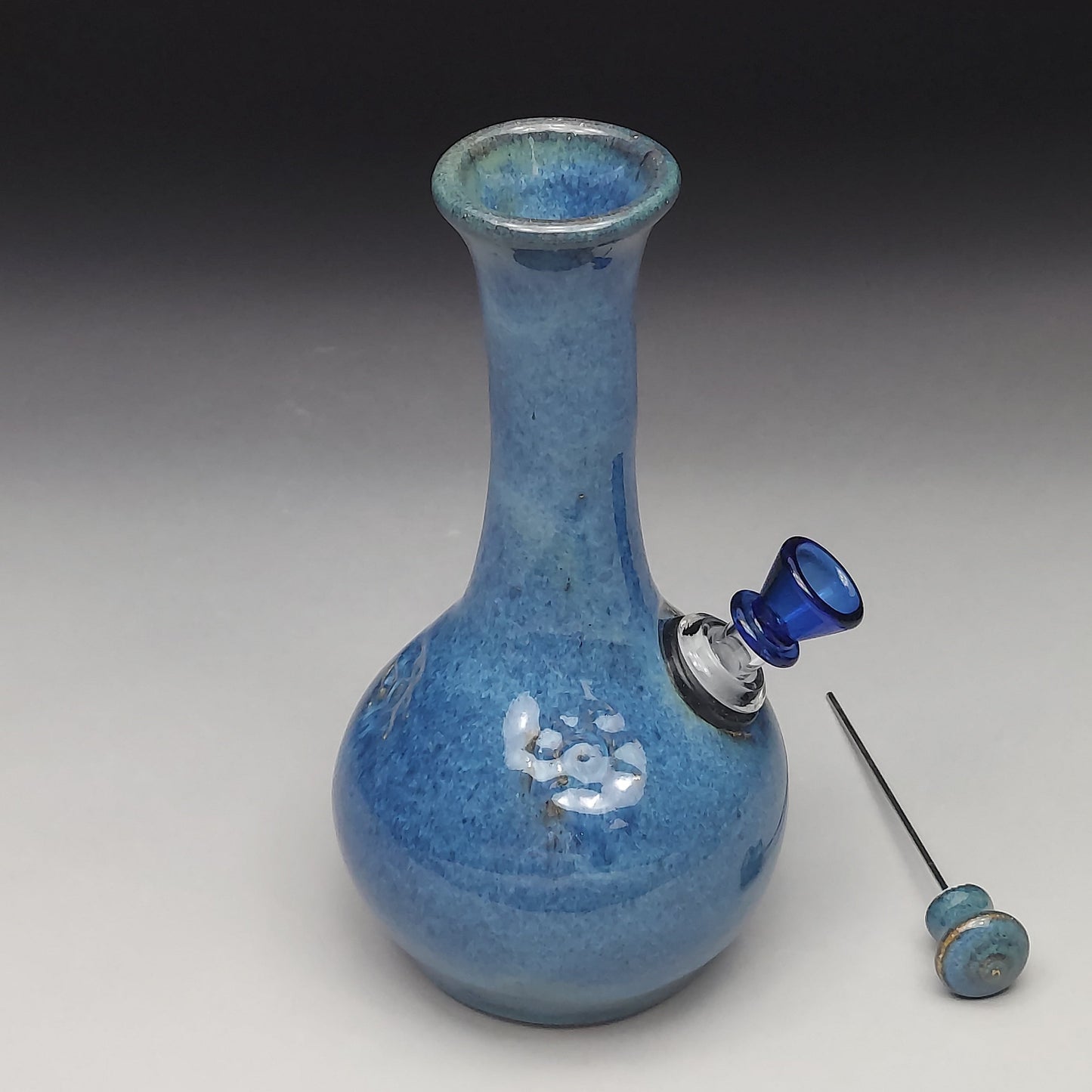 Blue Ceramic Bottle #2023
