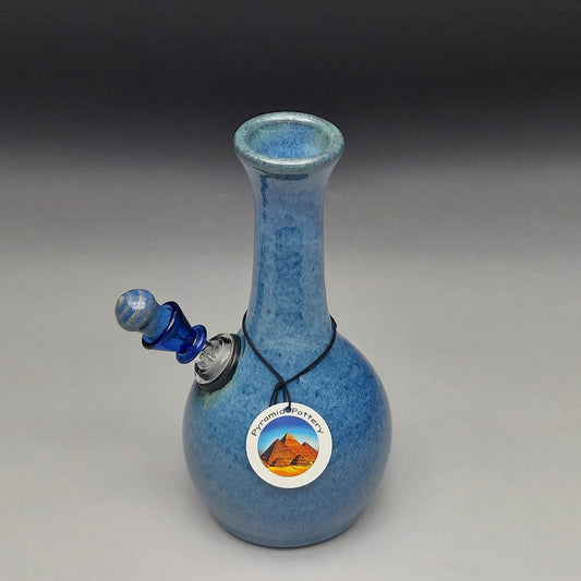 Milky Blue Ceramic Bottle #2025