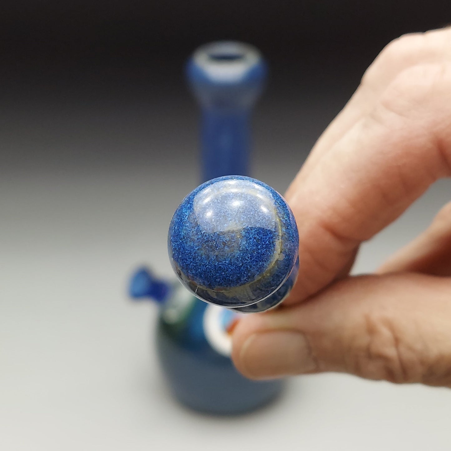 Blue Ceramic Bottle #2019